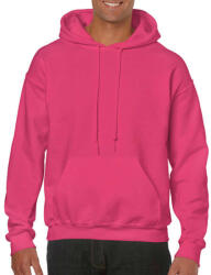 Gildan Uniszex Pulóver Kapucnis Hosszú ujjú Gildan Heavy Blend? Hooded Sweat - XL, Heliconia (sötét rózsaszín)