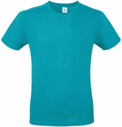 B and C Csomag akciós póló (minimum 3 db) Férfi rövid ujjú póló B&C #E150 T-Shirt -XS, Igazi türkizkék