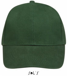SOL'S Uniszex sapka SOL'S SO88100 Sol'S Buffalo - Six panel Cap -Egy méret, Bottle Green