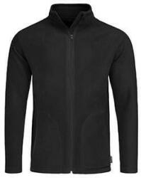 Stedman Férfi hosszú ujjú polár Stedman Fleece Jacket 2XL, Opál fekete
