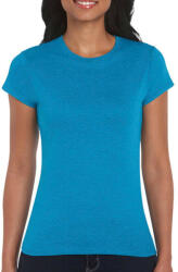 Gildan Női póló Csapott ujjú Gildan Softstyle Ladies' T-Shirt - M, Antik zafírkék