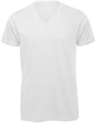 B and C Férfi rövid ujjú póló B&C Inspire V/men T-Shirt -2XL, Fehér