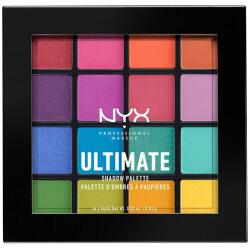 NYX Cosmetics Ultimate Shadow szemhéjfesték paletta, 13.3 g, 4 Brights (800897017651)