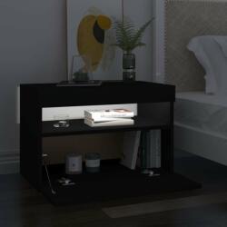 vidaXL 2 db fekete tv-szekrény led-lámpákkal 60 x 35 x 40 cm (804412) - pepita