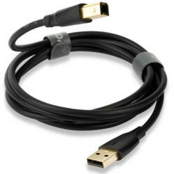 QED Кабел QED - Connect QE8217, USB/USB-B, 1.5 m, черен (QE8217)