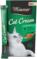 Miamor Miamor Cat Cream pui + legume - 5 x 15 g