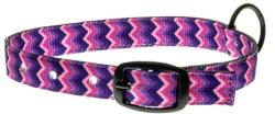 COBBY'S PET Textil nyakörv, lilás-rózsaszínes-sárgás-kék 25mm/70cm - cobbyspet