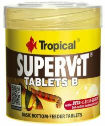 Tropical Supervit Tablets B 50ml/36g 200db haltáp süllyedő tabletta formájában