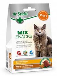 DR. SEIDEL snacks for cats - MIX 2 in 1 for beautiful coat & malt 60g