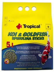 Tropical Koi&Goldfish Spirulina Sticks 5l/400g víz felszínén úszó táp tavi halaknak