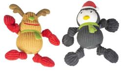 Duvoplus + Karácsonyi latex játékok rénszarvas vagy pingvin 8x17x20cm 1ks