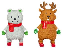 Duvoplus + Karácsonyi latex játékok rénszarvas vagy medve 16-19cm 1db