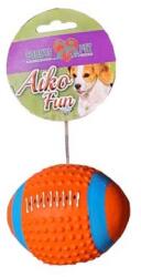 COBBYS PET AIKO FUN Latex rögbi labda 9cm sípoló kutyajáték