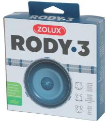 ZOLUX RODY3 beépíthető csendes hörcsög forgó kék 140x85x140