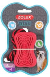 ZOLUX TITAN gumi kutya játék kötéllel 8cm + 27cm - cobbyspet