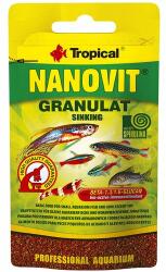 Tropical Nanovit Granulat 10g granulált haltáp apró akváriumi halaknak
