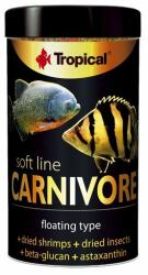 Tropical Carnivore 1000ml/320g teljesértékű eledel nagyméretű húsevő halaknak