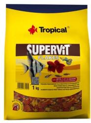 Tropical Supervit Flakes 1kg teljesértékű lemezestáp akváriumi halaknak