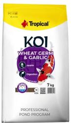 Tropical Koi Wheat Germ & Garlic Pellet M 7kg víz felszínén úszó táp tavi halaknak