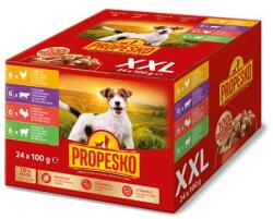 Partner in Pet Food alutasak kutyáknak csirke-marha, pulyka-bárány 24x100g XXL szószban - cobbyspet