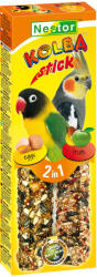 NESTOR Rúd 2 in 1 papagájnak tojás és gyümölcs 2db 115g