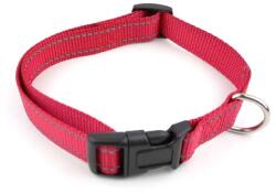 COBBY'S PET Állítható reflex textil nyakörv 35-40cm/20mm piros