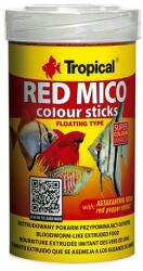 Tropical Red Mico Colour Sticks 100ml/32g haltáp húsevő és mindenevő halaknak