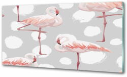  Wallmuralia. hu Konyhai fali panel Flamingók 140x70 cm