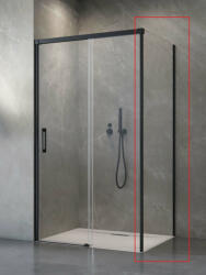 Radaway Idea Black S2 zuhanykabin oldalfal 75x200 cm átlátszó üveg, fekete profil 10117075-01-01 (10117075-01-01)