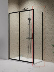 Radaway Premium Pro S1 zuhanyfal 100x200 cm, átlátszó üveg, fekete profilszín 1016100-54-01 (1016100-54-01)