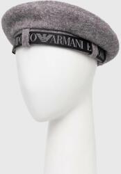 Emporio Armani bereta de lana culoarea gri, de lana 9BYX-CAD05B_09X