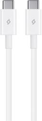 Ttec Кабел ttec Type C to Type C Cable - Бял, 117796
