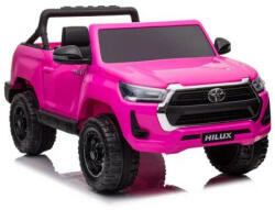  Toyota Hilux 2020 - 4x4 180W 12V 14Ah - elektromos kisautó- Rózsaszín