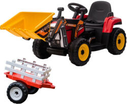  Farm traktor - 60W - 12V - 4, 5Ah - elektromos kotrógép - Piros