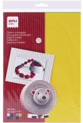 Apli Hullámkarton papír, 297x210 mm, 10 ív, APLI, vegyes színek (13826) - nyomtassingyen