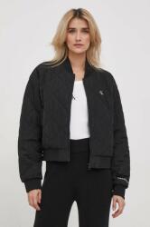 Calvin Klein Jeans bomber dzseki női, fekete, átmeneti - fekete S - answear - 59 990 Ft