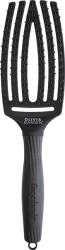 Olivia Garden perie finger brush black cu epi dubli din nylon olivia garden (23870)