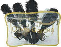 Olivia Garden set perii ceramic+ion negru olivia garden 4 perii (15928)