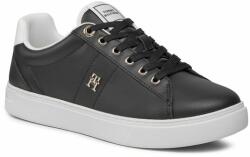 Tommy Hilfiger Sportcipők Tommy Hilfiger Essential Elevated Court Sneaker FW0FW07685 Black BDS 36 Női