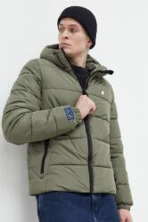Superdry rövid kabát férfi, zöld, téli - zöld M - answear - 30 990 Ft