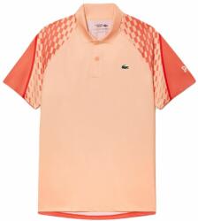 Lacoste Férfi teniszpolo Lacoste Tennis x Novak Djokovic Tricolour Polo Shirt - light orange/red/orange