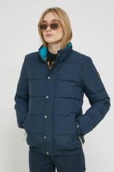 Superdry rövid kabát női, sötétkék, téli - sötétkék XL - answear - 26 985 Ft