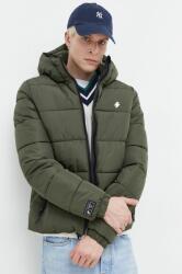 Superdry rövid kabát férfi, zöld, téli - zöld L - answear - 34 990 Ft