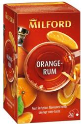Milford Gyümölcstea MILFORD narancs és rum 20 filter/doboz - papiriroszerplaza