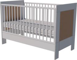  Zora Duo ifjúsági ággyá alakítható kiságy 140×70 cm - Fehér/cappuccino