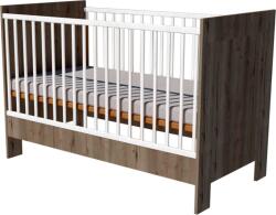  Zora Uno ifjúsági ággyá alakítható kiságy 140×70 cm - Gesztenye