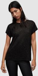 AllSaints t-shirt Anna női, fekete - fekete 34