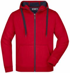 James & Nicholson (Daiber) Férfi kétszínű felső JN355 - Piros / sötétszürke | 3XL (1-JN355-118540)