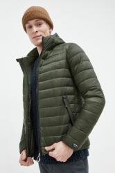 Superdry rövid kabát férfi, zöld, átmeneti - zöld S - answear - 34 990 Ft