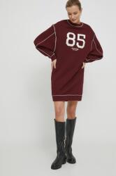 Tommy Hilfiger pamut ruha bordó, mini, oversize - burgundia M/L